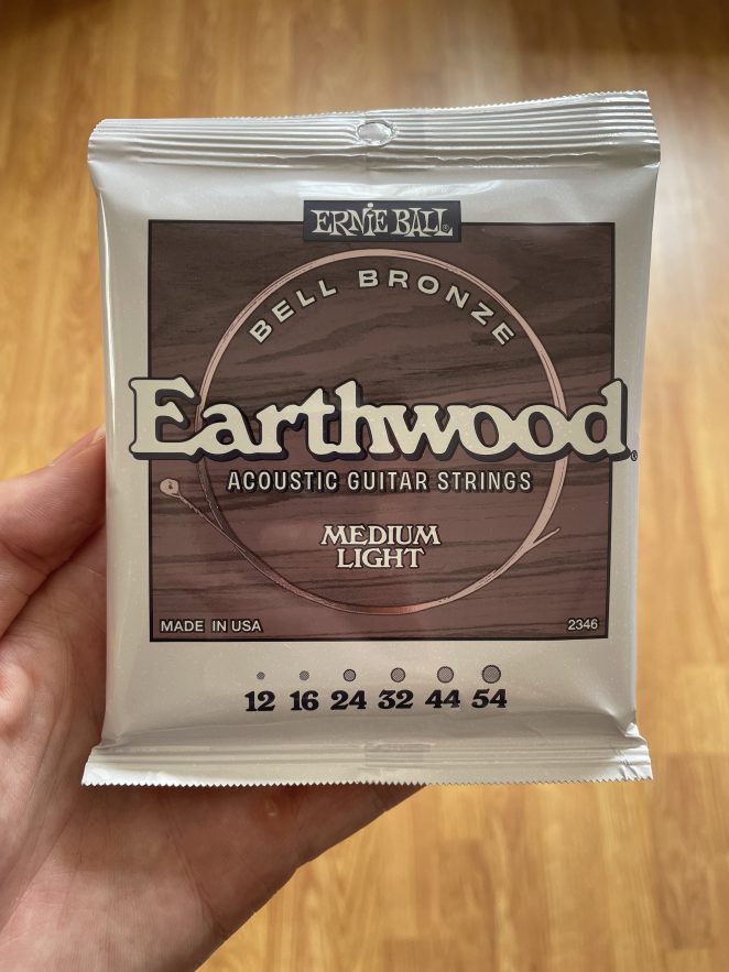 ernie ball earthwood bell bronze acoustic guitar strings review
